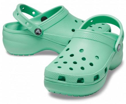 Сабо жіночі Crocs Classic Platform Clog M4W6 р. 36 23 см Arctic (206750) - фото 3