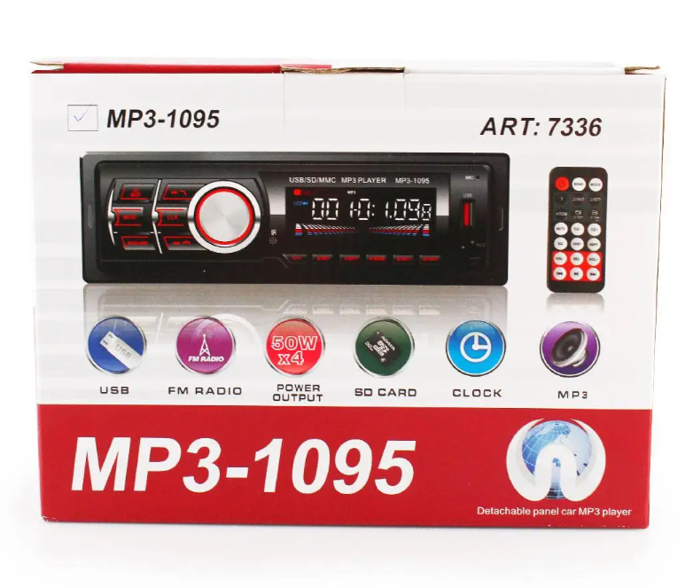 Автомагнітола MP3-1095 ISO+BT (IR004329)