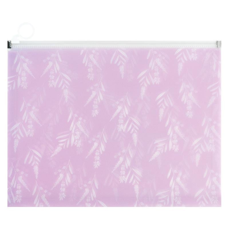 Папка на молнии zip-lock Axent Lavender-3 A4+ Розовый (1497-38-A)