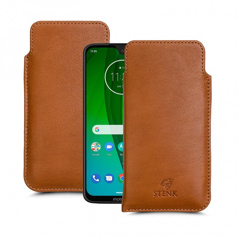 Футляр Stenk Elegance для Motorola Moto G7 Plus Camel (63435)