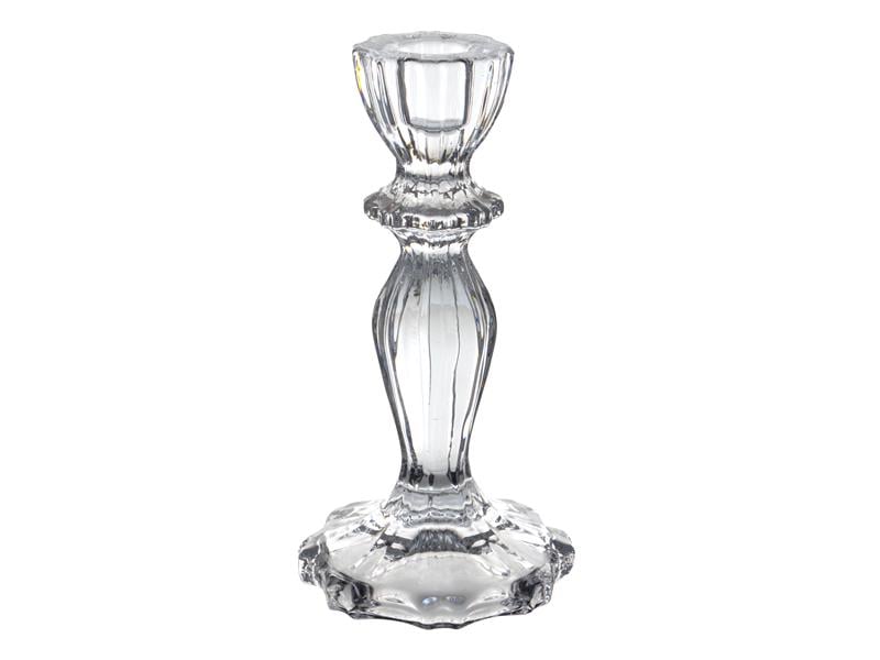 Подсвечник стеклянный 15 см