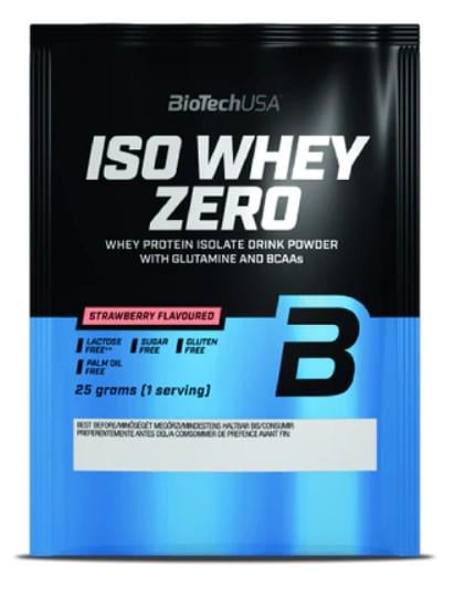 Протеин BioTech Iso Whey Zero Клубника 25 г (BTH-00231-3)