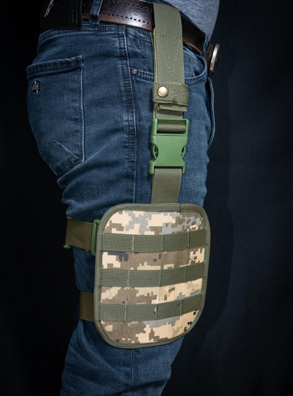 Платформа на бедро Molle КІРАСА кордура 284 Пиксель - фото 6 Платформа на бедро Molle КІРАСА кордура 284 Пиксель - фото 6