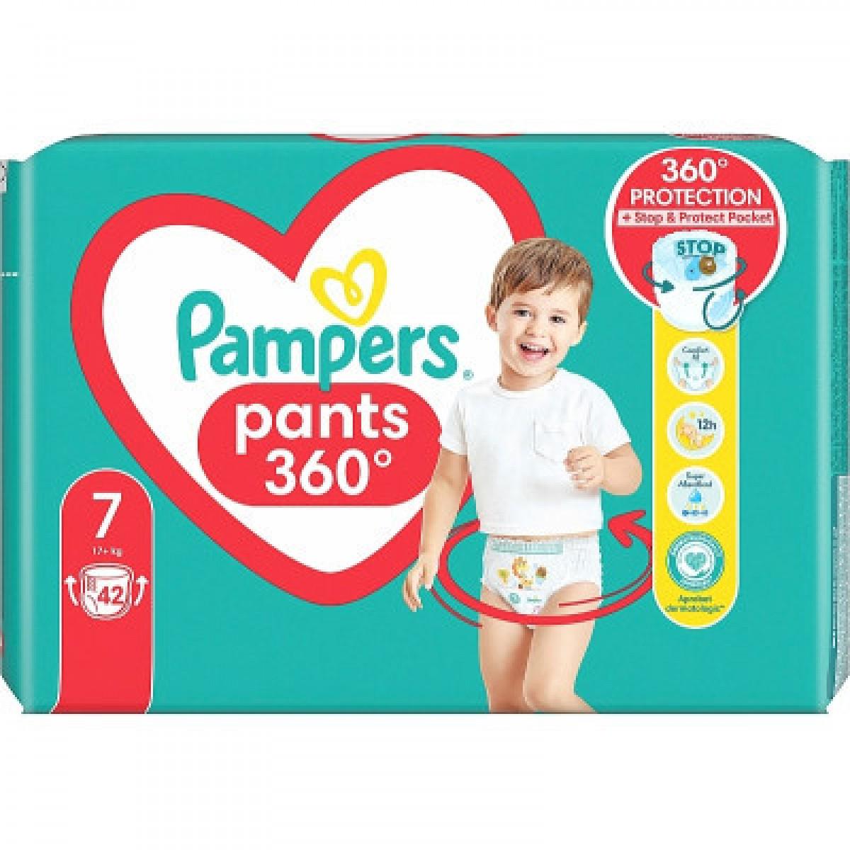 Подгузники Pampers Pants Giant Plus р. 7 17+ кг 42 шт. (8700216341639) - фото 2