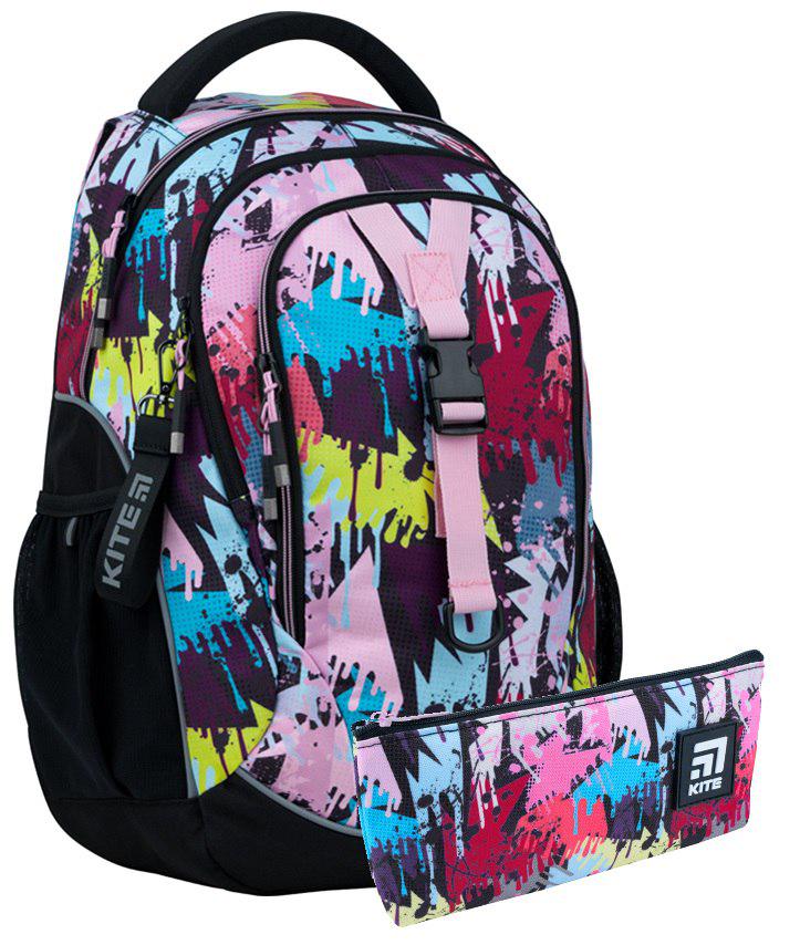 Шкільний набір Kite Education Рюкзак для підлітка та пенал (202390)