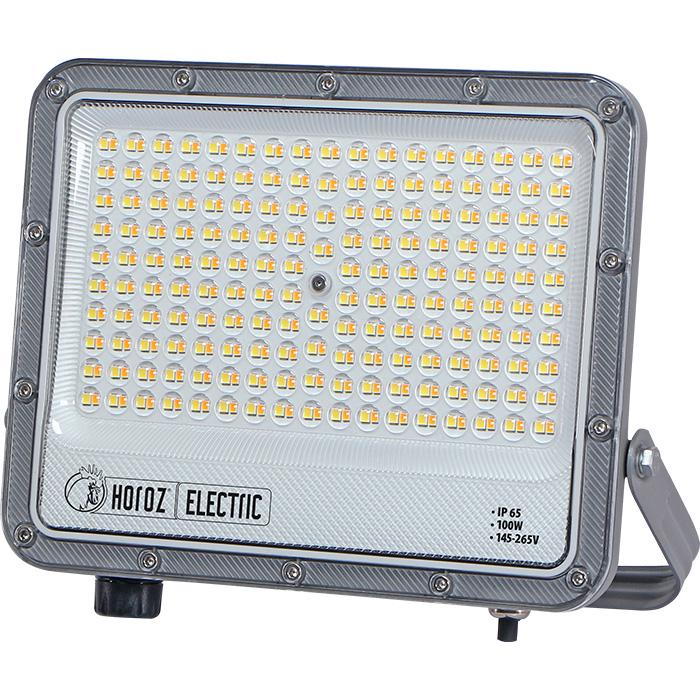 Прожектор светодиодный HOROZ ELECTRIC MARGAY-100 3CCT 100W Cерый