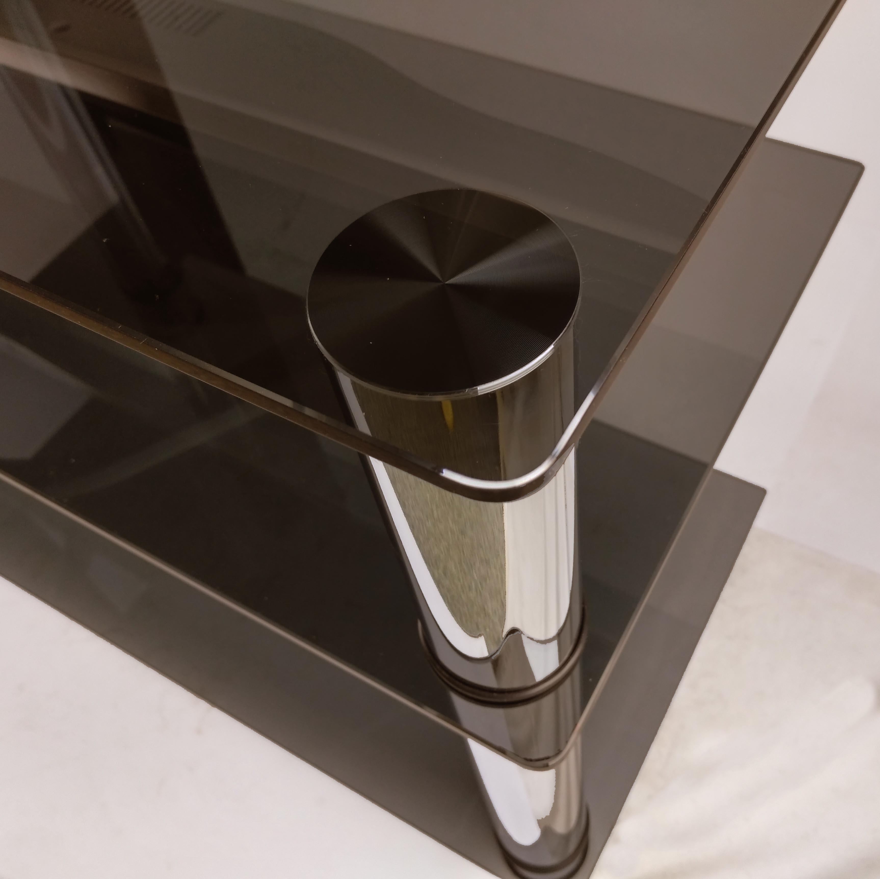 Тумба под телевизор Commus Аскет new bronza Сhr 20-47" 1100х350х569 мм Коричневый/Хром (622210073) - фото 3 Тумба под телевизор Commus Аскет new bronza Сhr 20-47" 1100х350х569 мм Коричневый/Хром (622210073) - фото 3