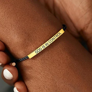 Браслет God is in control (C01807) - фото 9 Браслет God is in control (C01807) - фото 9