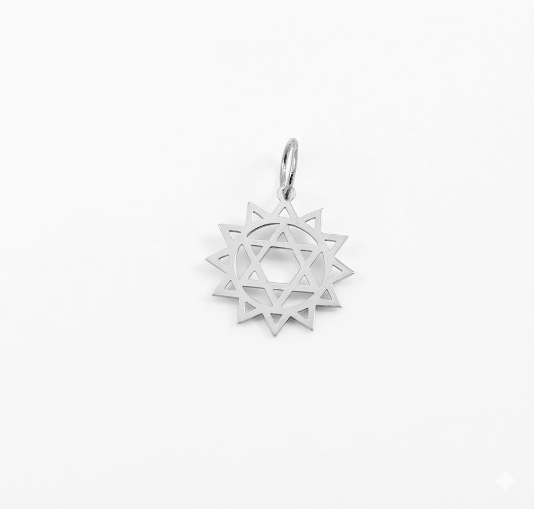 Кулон серебряный Maxi Silver 9636 Сердечная чакра анахата (89636)