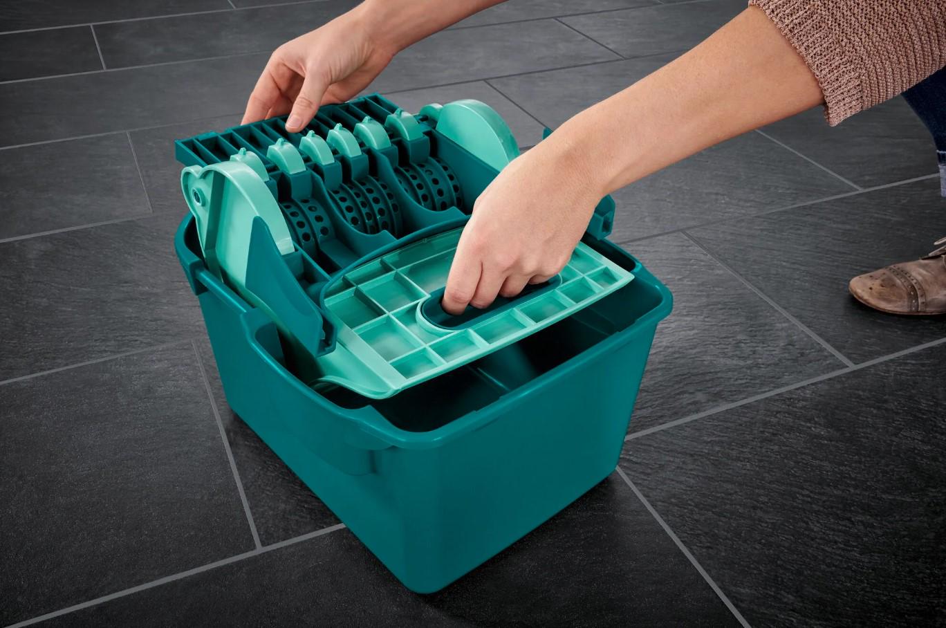 Ведро для уборки Leifheit Profi 55080 Profi Compact с прессом для отжима 8 л (26357390) - фото 13