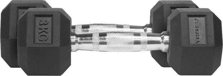 Гантели Thorn+Fit Hex прорезиненные 2х3 кг (430658)