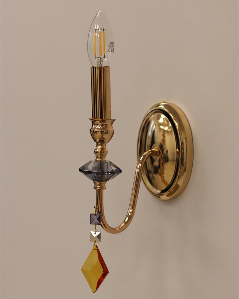 Бра Edlin PL2416-1W Vanessa E14 1x12W IP20 Золотий (32205339) - фото 4 Бра Edlin PL2416-1W Vanessa E14 1x12W IP20 Золотий (32205339) - фото 4