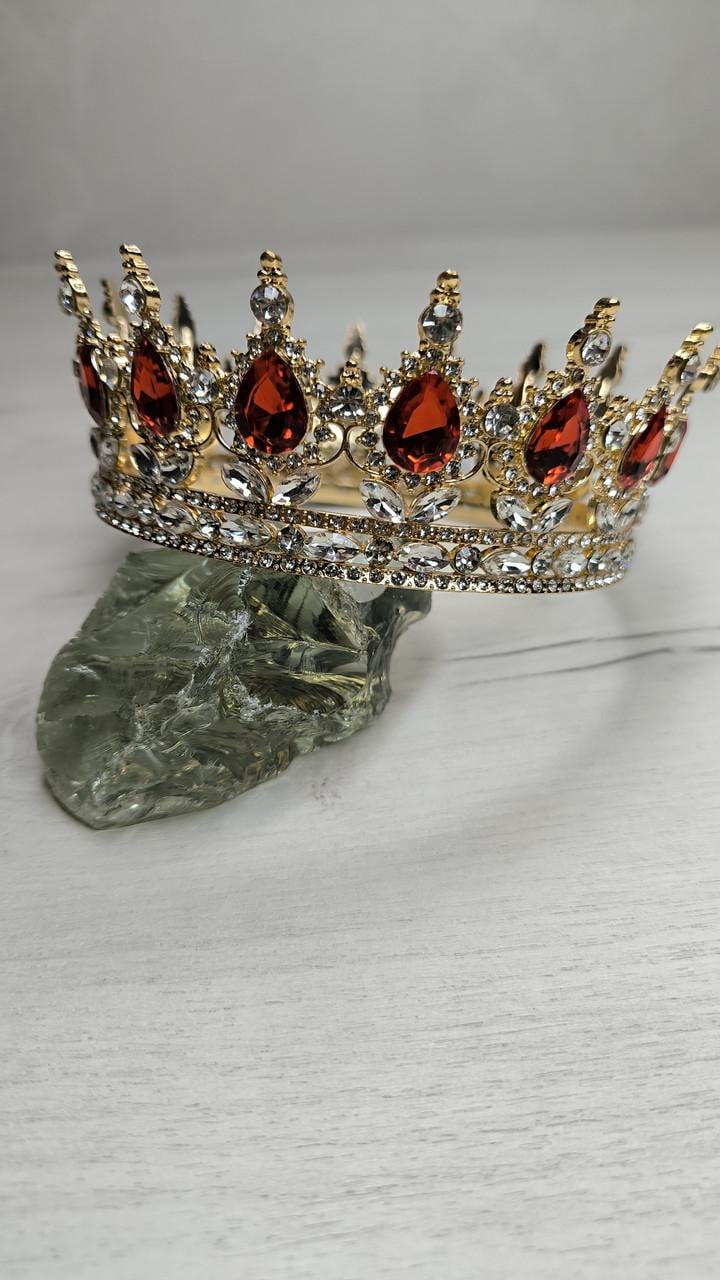 Корона на торт D 12,5 см Червоний (2588537515) - фото 2