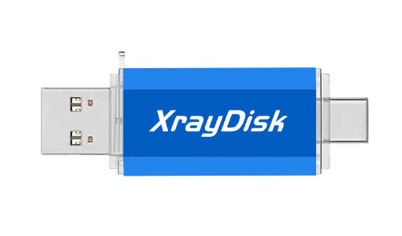 Флеш-накопичувач Xraydisk USB A та USB type-C 64 GB (11268855)