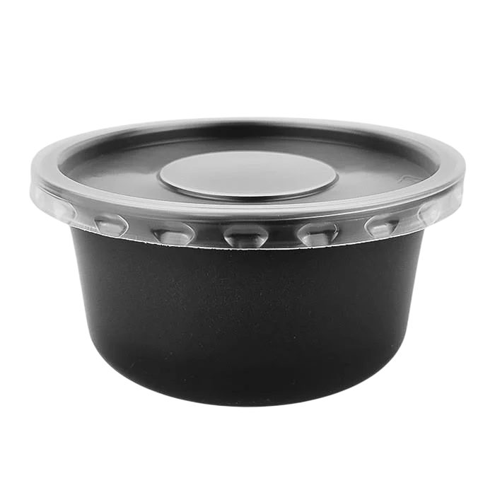 Контейнер-супница с крышкой одноразовый 350 мл 100 шт. (7969)