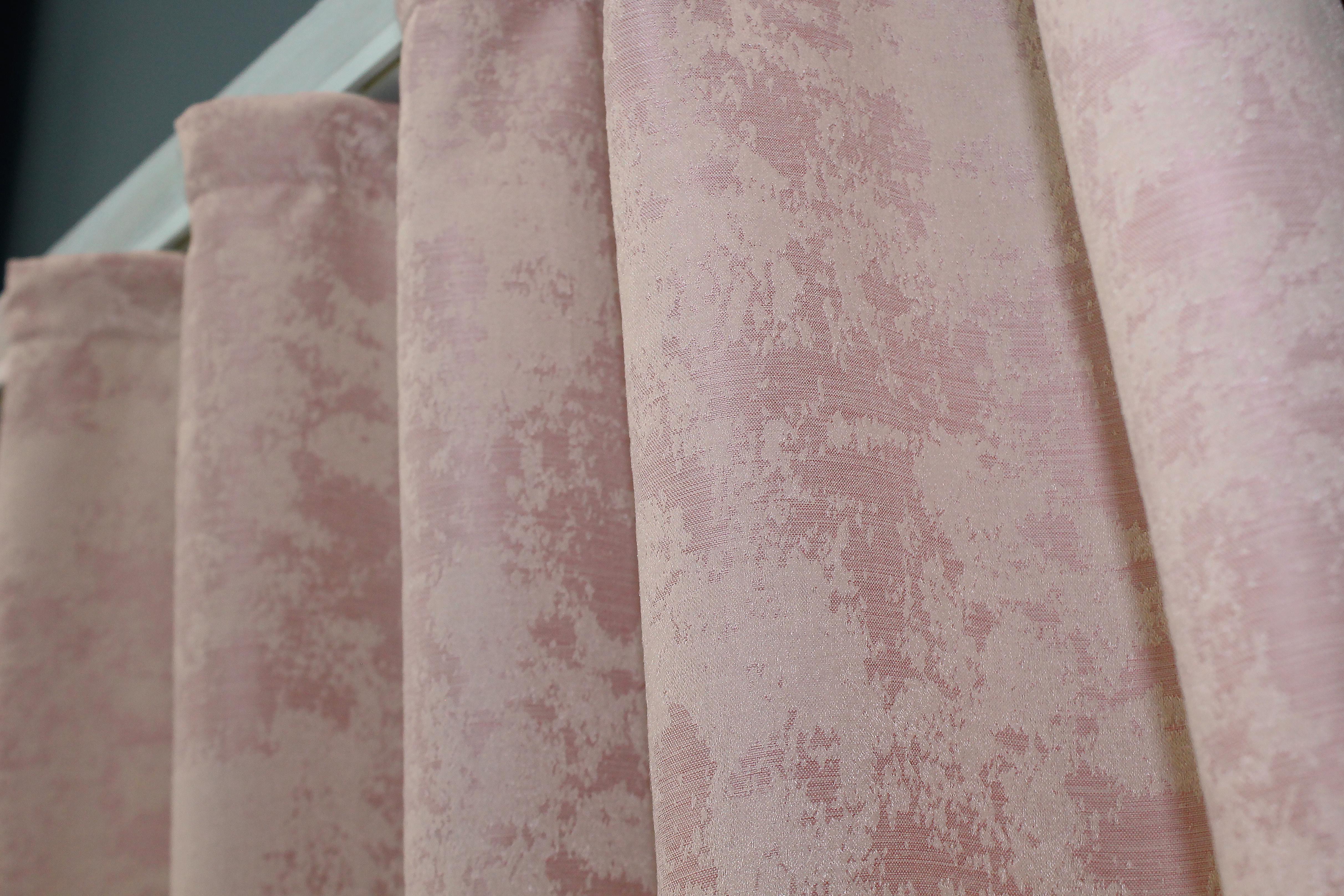 Комплект штор VR-Textil Sultan YL №1370ш жакард 130х170 см 2 шт. Блідо-рожевий (35-0090) - фото 5 Комплект штор VR-Textil Sultan YL №1370ш жакард 130х170 см 2 шт. Блідо-рожевий (35-0090) - фото 5