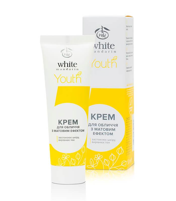 Крем для лица White Mandarin с матовым эффектом серии Youth 50 мл