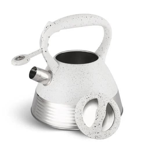 Чайник со свистком Edenberg EB-8827 с мраморным покрытием и турбо индукционным капсульным дном 3 л (EB-8827-1)