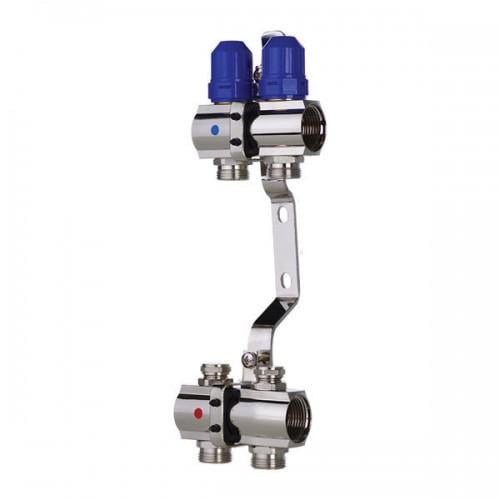 Коллектор KOER распределительный 2 вых 1х3/4" (KR2628)