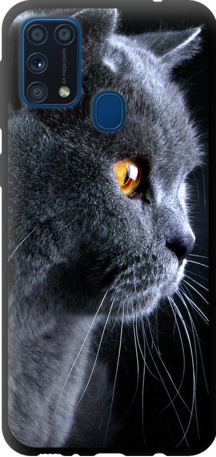 Чехол на Samsung Galaxy M31 M315F Красивый кот (3038b-1907-42517)