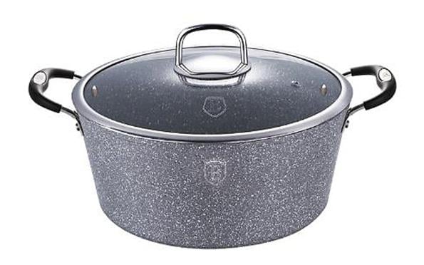 Кастрюля с крышкой Berlinger Haus BH-1152N 4,5 л Серый (14391881) Кастрюля с крышкой Berlinger Haus BH-1152N 4,5 л Серый (14391881)