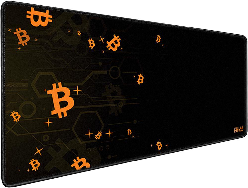 Коврик для мышки SHLab Bitcoin Background SHM-810 70х30 см (37115)