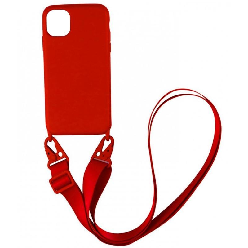 Чохол для Apple iPhone 13 Cord Silicone Series Red