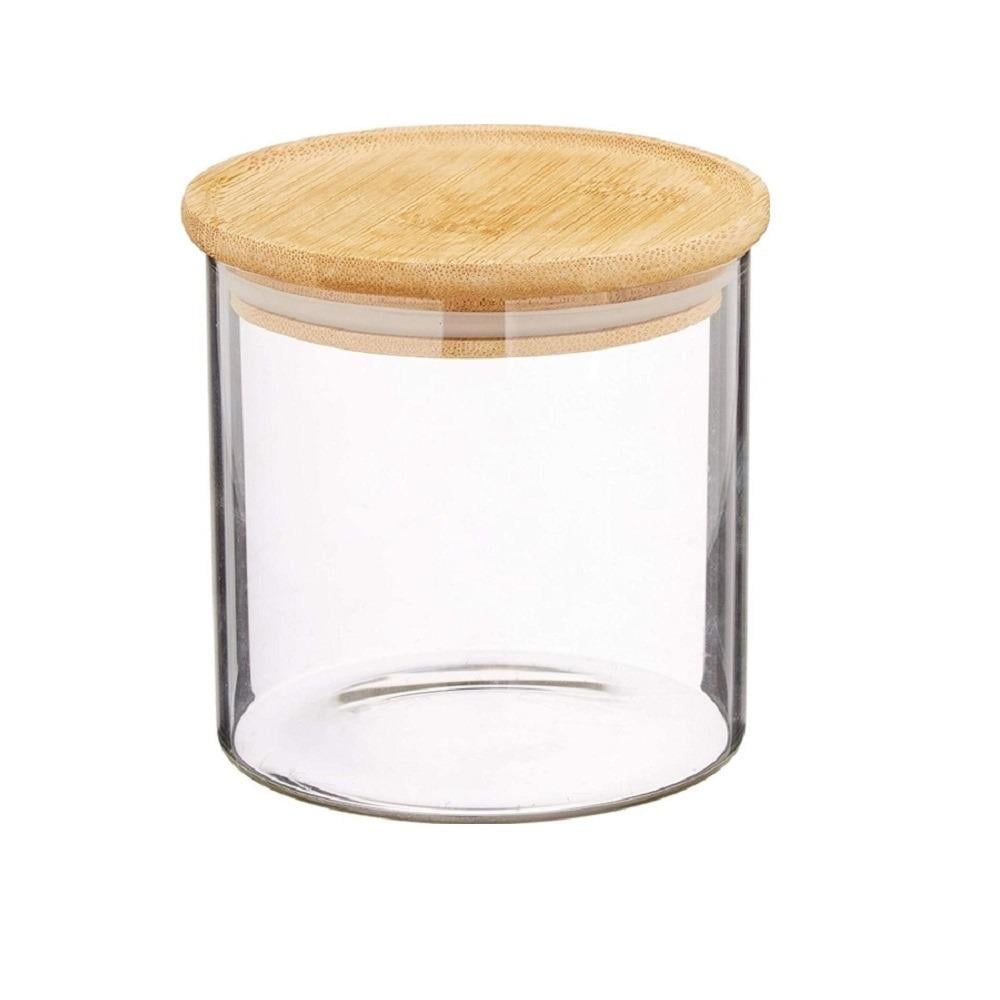 Банка с бамбуковой крышкой R10902-6 190 мл 6,5х6 см (4200000387376) - фото 1 Банка с бамбуковой крышкой R10902-6 190 мл 6,5х6 см (4200000387376) - фото 1
