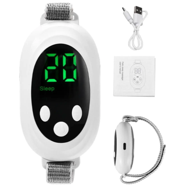 Ручное устройство для улучшения сна Palm Sleep Massager DT-1563 Белый (38493626)