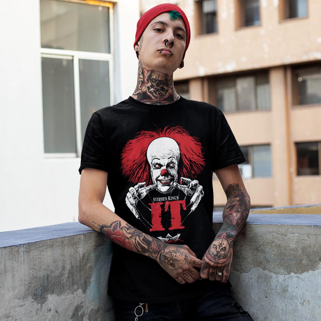 Футболка унисекс IT Pennywise Stephen King M Черный (0000011176)