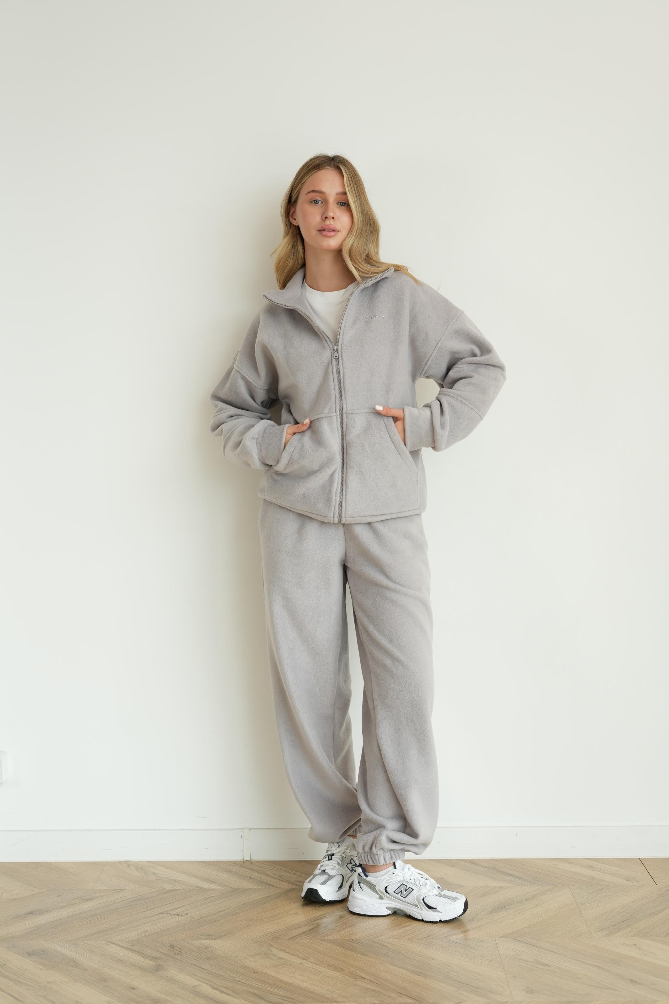 Костюм флісовий CASUAL 3XL Світло-сірий (10304XXXL) - фото 10 Костюм флісовий CASUAL 3XL Світло-сірий (10304XXXL) - фото 10