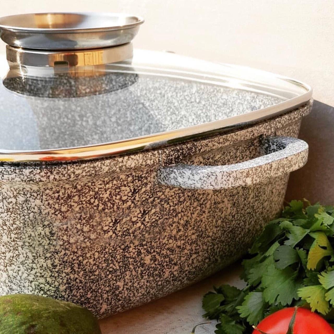 Кастрюля Edenberg с гранитным антипригарным покрытием 4,4 л 24 см (EB-3978) - фото 5 Кастрюля Edenberg с гранитным антипригарным покрытием 4,4 л 24 см (EB-3978) - фото 5