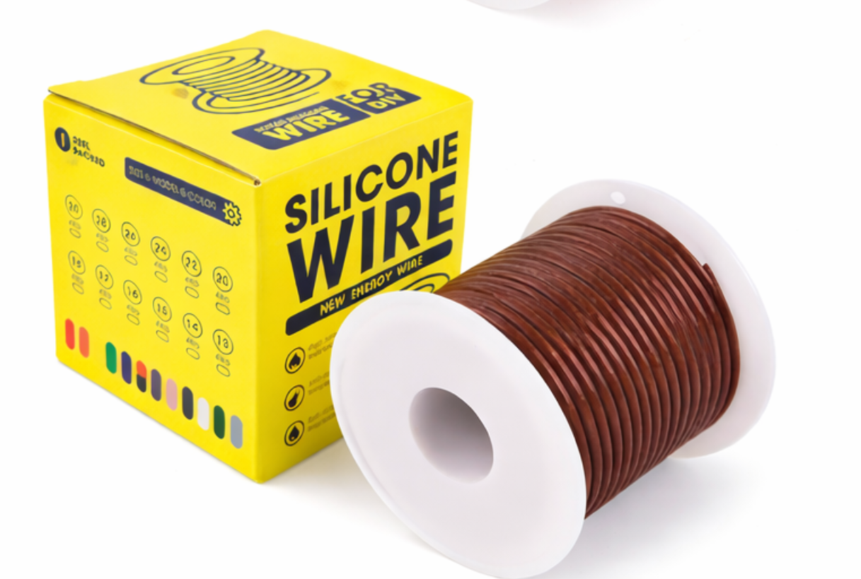 Кабель 28AWG 50 м силиконовый 0,08 мм2 медь луженая изоляция силиконовый многожильный Коричневый