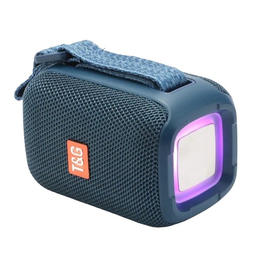 Портативна колонка TG 339 з RGB підсвічуванням 5W Blue (tf4935)