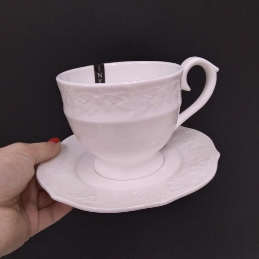 Чашка з блюдцем Interos LTBS-C0113 Ніка 300 мл 2 пр. - фото 5 Чашка з блюдцем Interos LTBS-C0113 Ніка 300 мл 2 пр. - фото 5