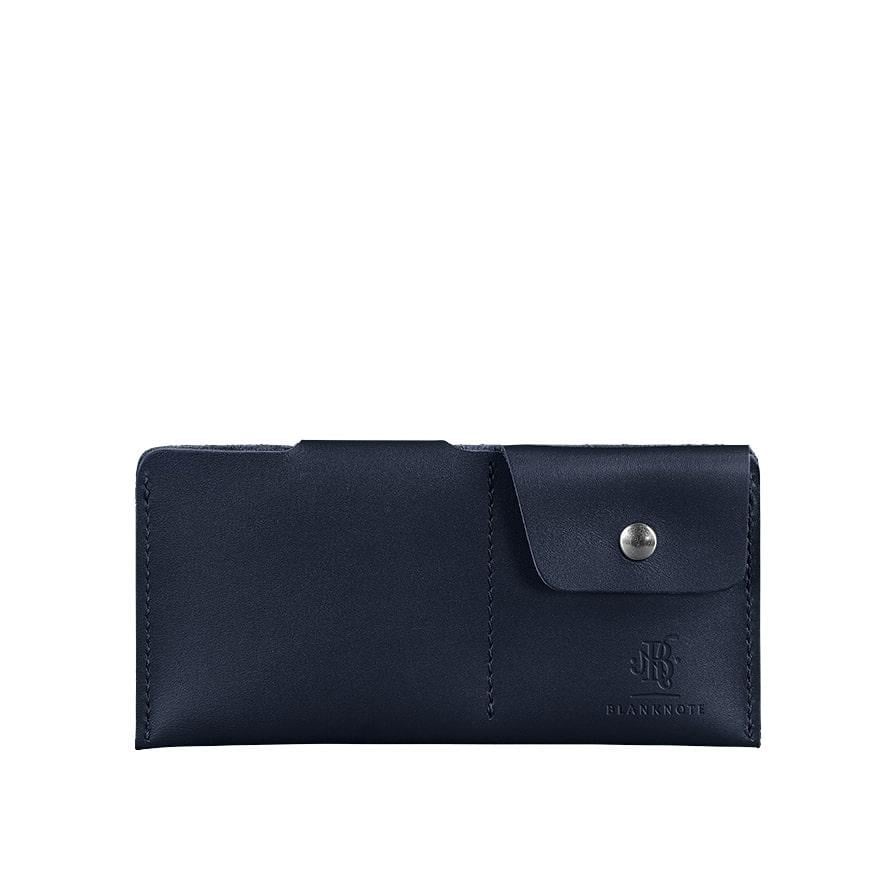 Портмоне-купюрник шкіряне 8.0 Темно-синій (A-026607)