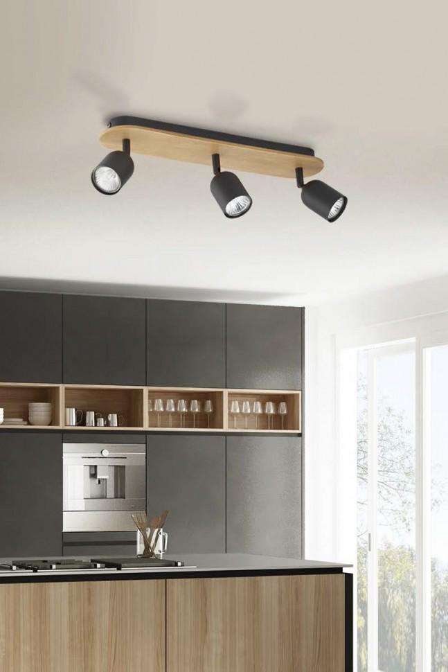 Спот TK-Lighting Top Wood 3 BK 3292 - фото 3