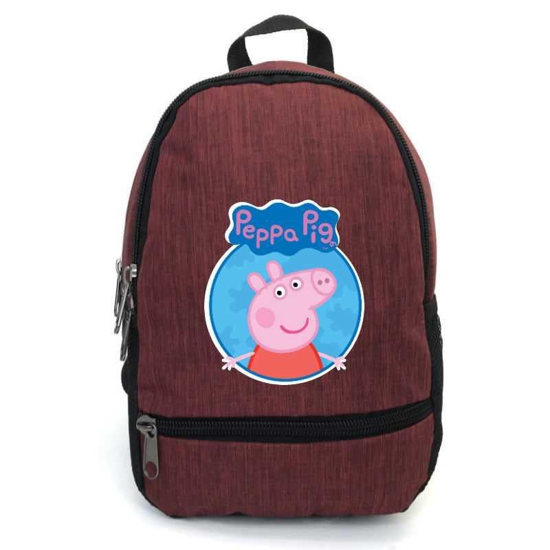 Школьный рюкзак подростковый Cappucino Toys Свинка Пеппа PIG 0010 12,5 л Бордовый (1670545693)