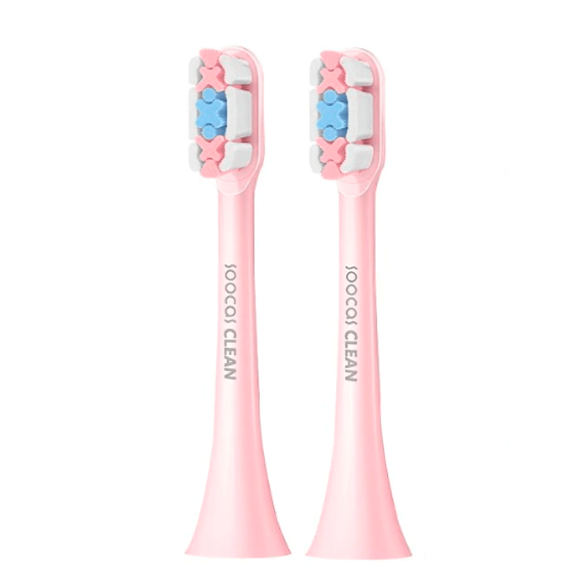 Насадки Soocas для зубної щітки Xiaomi X3/X3U/X5/X1/V1 Pink (567-3) - фото 2 Насадки Soocas для зубної щітки Xiaomi X3/X3U/X5/X1/V1 Pink (567-3) - фото 2