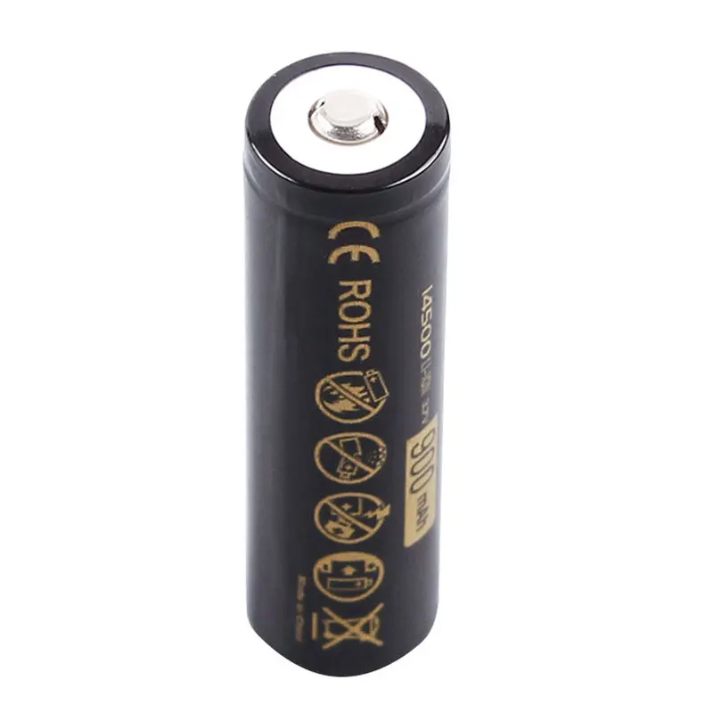 Аккумулятор 14500/AA Sofirn 900 mAh пальчиковый Li-Ion 3.7V выпуклый плюс (19302)