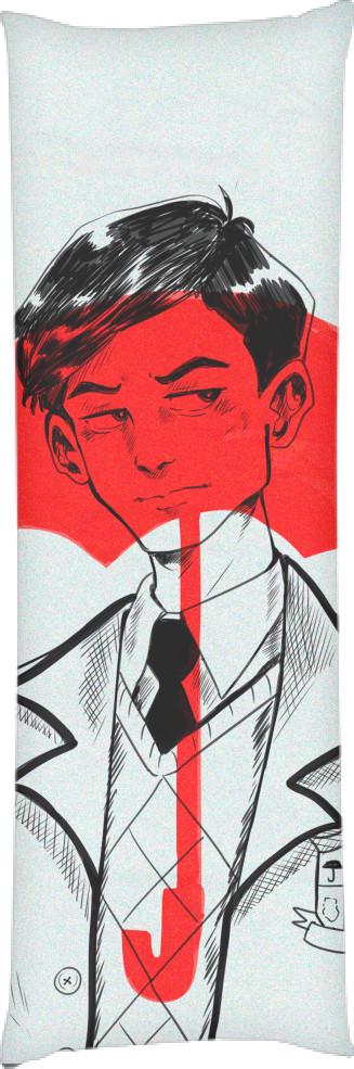 Подушка дакимакура Umbrella Academy 5 60x180 см (14107061)