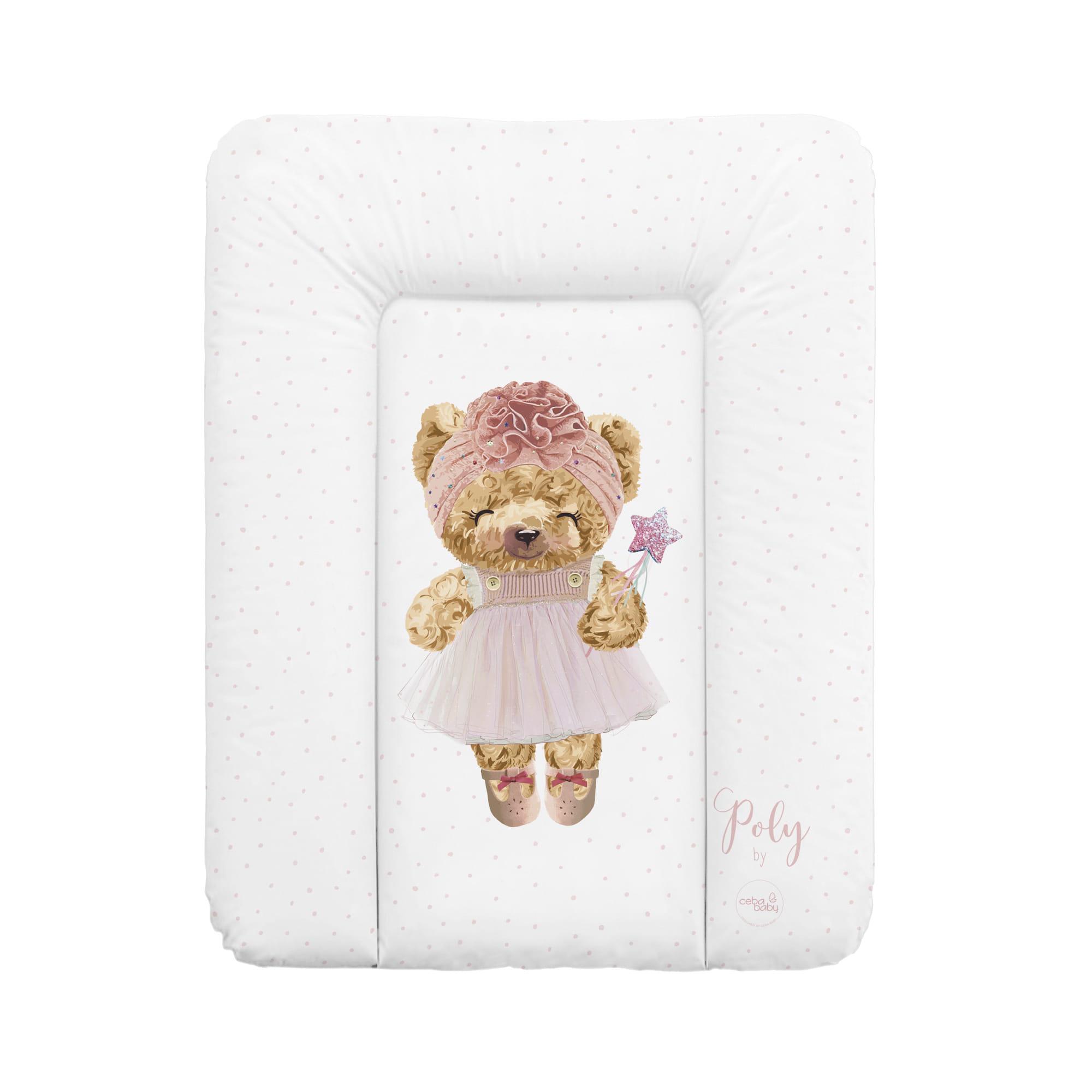 Пеленальний матрац Ceba Baby 70x50 см м'який на комод Fluffy Puffy Poly (W-143-132-681)