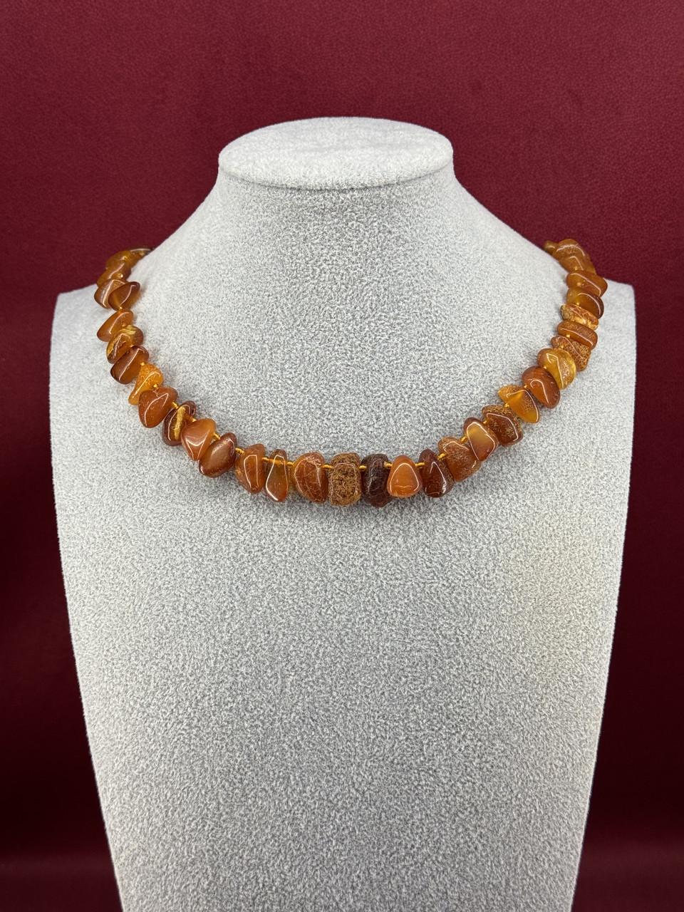 Бусы из янтаря лечебные 46 см (н-764)