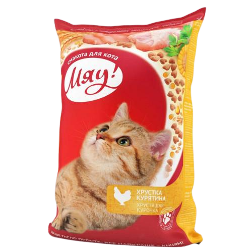 Корм сухой для котов Мяу с курицей 14 кг (11237221)