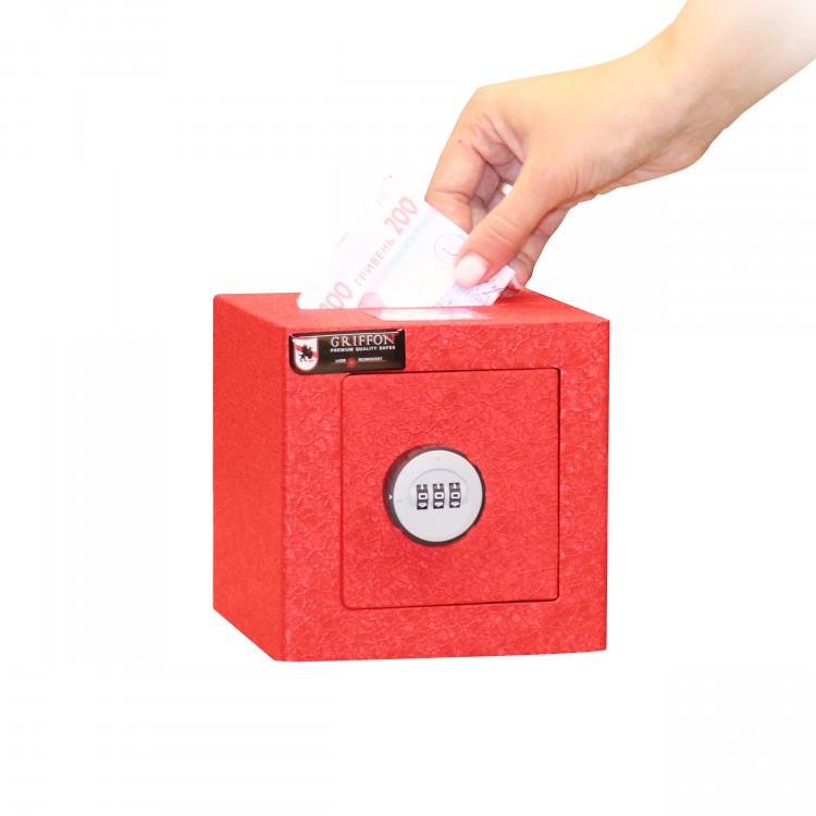 Сейф дитячий Griffon LS.15.C Red (29190250) - фото 5 Сейф дитячий Griffon LS.15.C Red (29190250) - фото 5