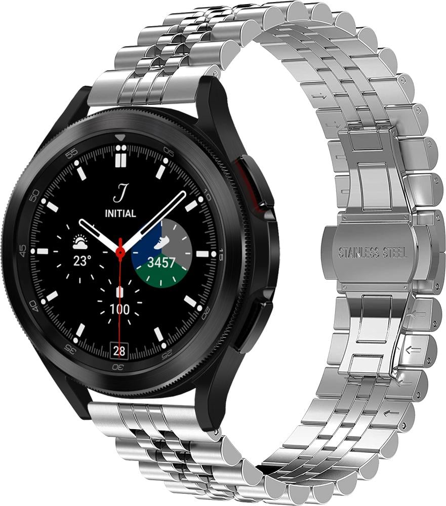 Браслет металлический Stech для Galaxy Watch 4 Classic 46 мм Silver (26911-59)