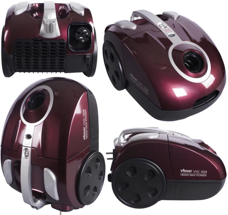 Пилосос для сухого прибирання Vimar VVC-1834R (29194791) - фото 5 Пилосос для сухого прибирання Vimar VVC-1834R (29194791) - фото 5