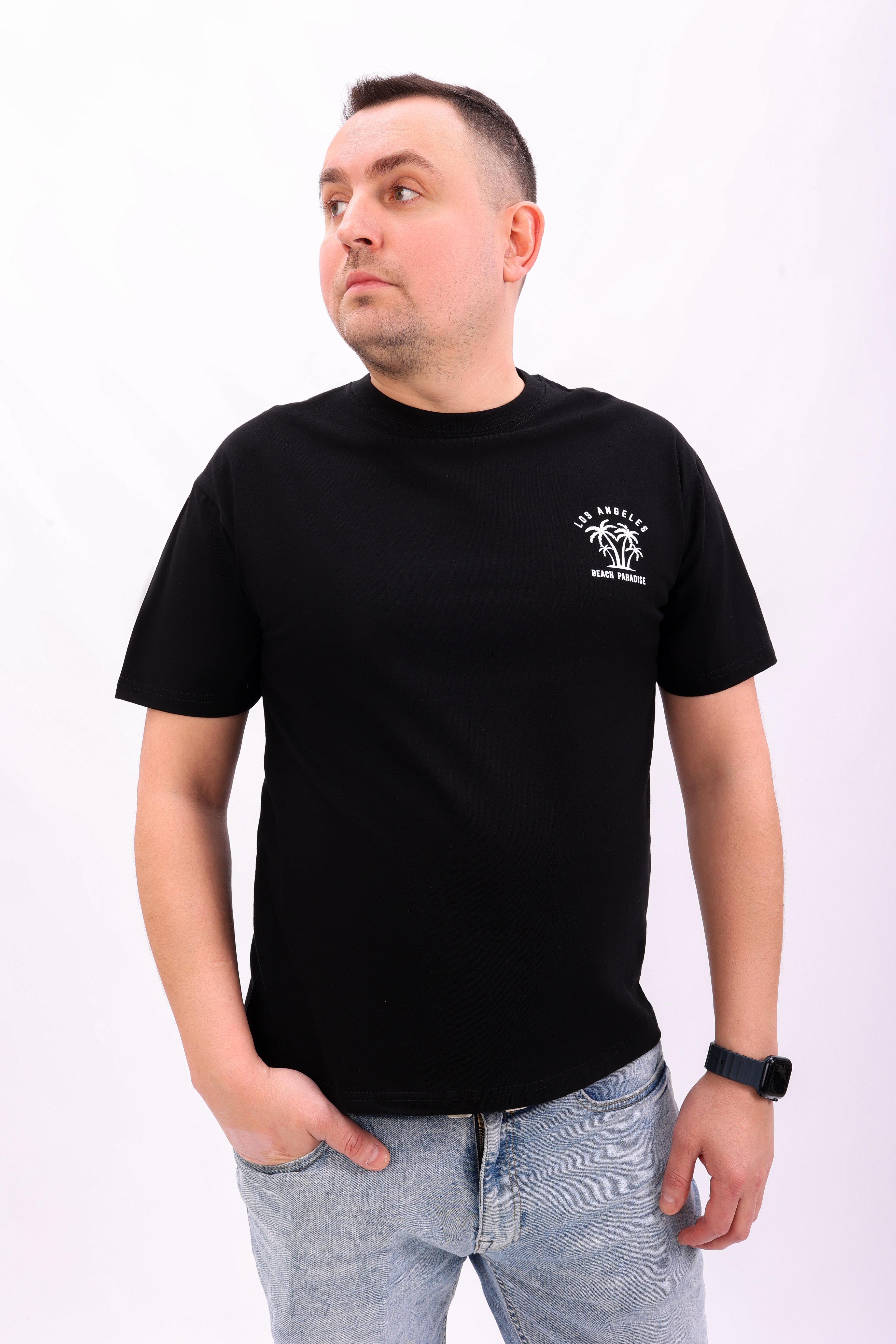 Футболка мужская Where Uwear 347116 M Черный (347116_M)