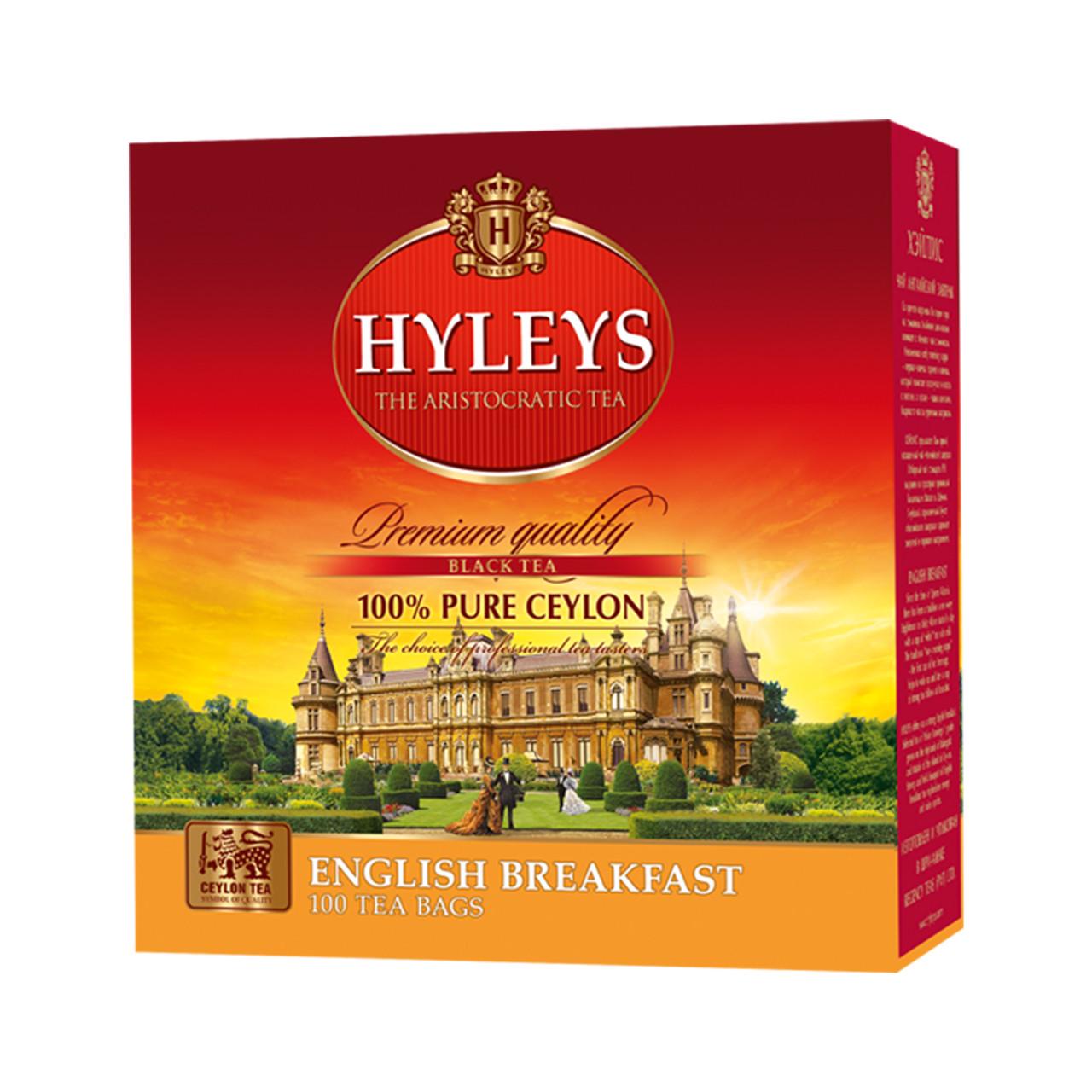 Чай чорний Hyleys Англійський сніданок 100 пак. (4791045017127)