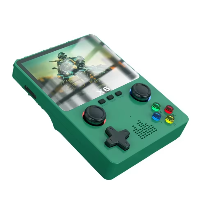 Ігрова приставка BOYHOM X6 IPS 3.5" вбудований акумулятор 2000 mah Зелений - фото 2
